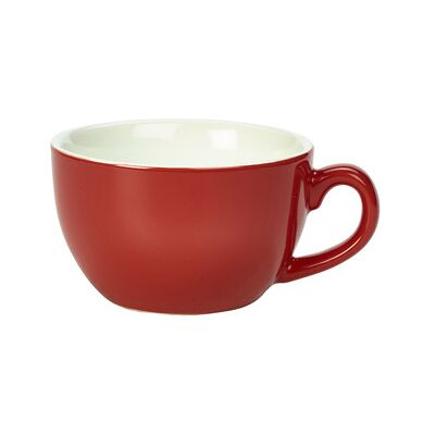 Genware - Porcelain Bowl Cup - Red - 25cl - Cup Genware - Porcelain Bowl Cup - Red - 25cl - Cup
