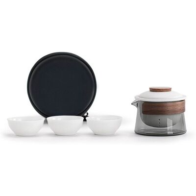3x(1 Bowl 3 Cups Tea Cup Set Household Tea Making Travel Tea Set Outdoor8667 3x(1 Bowl 3 Cups Tea Cup Set Household Tea Making Travel Tea Set Outdoor8667