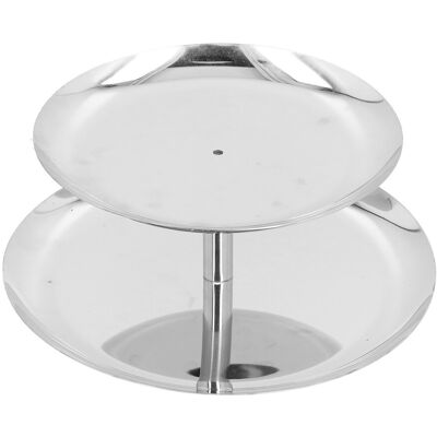.›fruit Tray Stainless Steel 2 Layers Multifunctional Self Service Cupcake Stan .›fruit Tray Stainless Steel 2 Layers Multifunctional Self Service Cupcake Stan