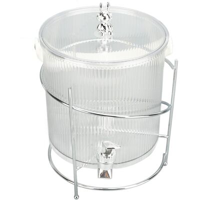 Drink Dispenser Clear Beverage Dispenser With Spigot Stand For Parties Weddi New Drink Dispenser Clear Beverage Dispenser With Spigot Stand For Parties Weddi New