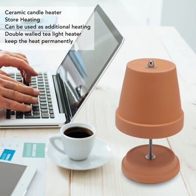 Tea Light Oven Ceramic Heat Teapot Warmer For Home Office Use Easy To Use Tea Light Oven Ceramic Heat Teapot Warmer For Home Office Use Easy To Use
