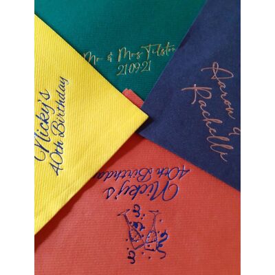 Swantex 50 Airlaid Dinner (Linen Feel) Personalised Dinner Napkins Swantex 50 Airlaid Dinner (Linen Feel) Personalised Dinner Napkins
