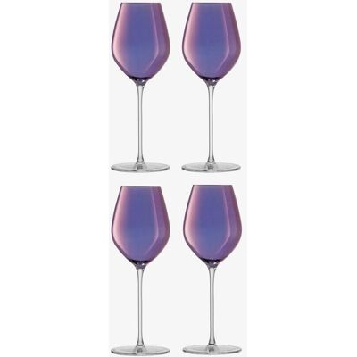 Lsa International Aurora 285ml Champagne Tulip Glass Set Of 4 Violet Lsa International Aurora 285ml Champagne Tulip Glass Set Of 4 Violet