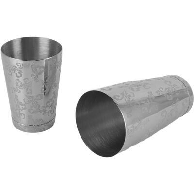 Stainless Steel Cocktail Shaker Engraved Martini Shaker Silver Japanese American Stainless Steel Cocktail Shaker Engraved Martini Shaker Silver Japanese American