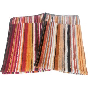 Missoni Two Bath Towels Cotton Red-Brown 70x115cm 27.5x45" Economy Pack Fizz 100 Missoni Two Bath Towels Cotton Red-Brown 70x115cm 27.5x45" Economy Pack Fizz 100