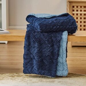 Bedsure Sherpa Fleece Throw Blanket - Super Soft, Cozy & Warm Jacquard Sofa Thr Bedsure Sherpa Fleece Throw Blanket - Super Soft, Cozy & Warm Jacquard Sofa Thr