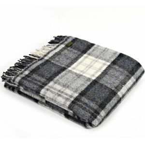 Tweedmill Textiles Ltd Tweedmill Textiles 100% New Wool Sofa Bed Throw Blanket - Cottage - Grey Check Tweedmill Textiles Ltd Tweedmill Textiles 100% New Wool Sofa Bed Throw Blanket - Cottage - Grey Check