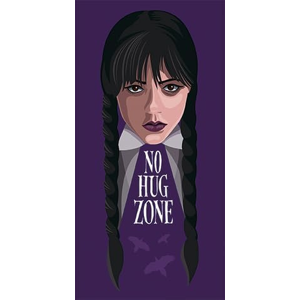 Does Not Apply Wednesday \"No Hug\" Beach Towel Large 70x140 Cm Soft & Absorbent 100% Cotton Does Not Apply Wednesday \"No Hug\" Beach Towel Large 70x140 Cm Soft & Absorbent 100% Cotton
