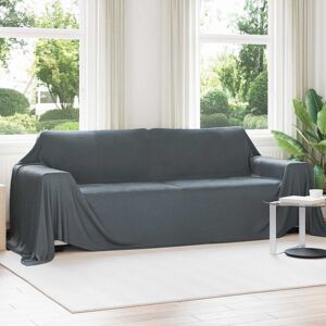Vidaxl Throw Blankets 6 Pcs Dark Grey 350 X 270 Cm Fleece Vidaxl Throw Blankets 6 Pcs Dark Grey 350 X 270 Cm Fleece