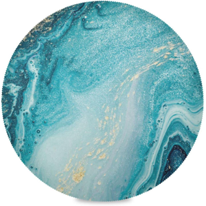 Does Not Apply Turquoise Marble Round Placemats Set Of 4, Non-Slip Table Mats Washable Heat Res Does Not Apply Turquoise Marble Round Placemats Set Of 4, Non-Slip Table Mats Washable Heat Res