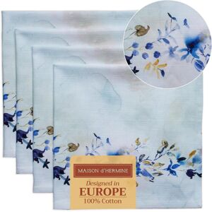 Maison D' Hermine Cloth Napkins Set Of 4 100% Cotton Everyday Reusable Square N Maison D' Hermine Cloth Napkins Set Of 4 100% Cotton Everyday Reusable Square N
