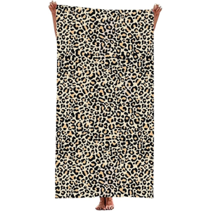 Does Not Apply Leopard Print Beach Towel, Leopard Print Pool Towels, Quick Drying For Pool, Bea Does Not Apply Leopard Print Beach Towel, Leopard Print Pool Towels, Quick Drying For Pool, Bea