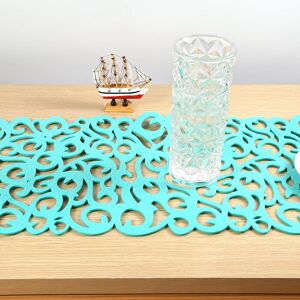 (Light Green)Rectangle Shape Felt Tablecloth Runner Placemats Table Mats Hou Lw (Light Green)Rectangle Shape Felt Tablecloth Runner Placemats Table Mats Hou Lw