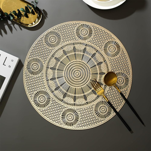 Does Not Apply 4 Pack Gold Ferris Wheel Decorative Placemats Pvc Hollow Dining Table Place Mats Does Not Apply 4 Pack Gold Ferris Wheel Decorative Placemats Pvc Hollow Dining Table Place Mats