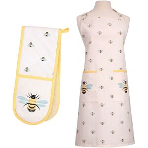 Dexam Bees Knees - Apron & Double Oven Glove Set Dexam Bees Knees - Apron & Double Oven Glove Set