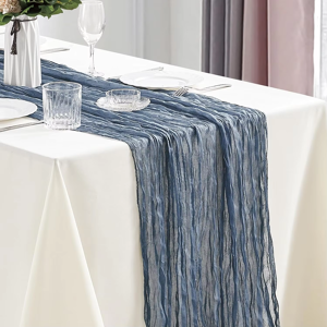Does Not Apply 10pcs Cheesecloth Table Runner Boho Gauze Table Runner 40x270cm Romantic Table R Does Not Apply 10pcs Cheesecloth Table Runner Boho Gauze Table Runner 40x270cm Romantic Table R