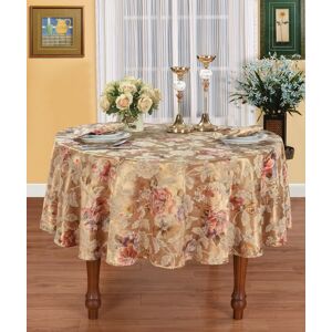 Courtaulds Fabrics Anastasia 70\" Round Floral Jacquard Tablecloth Cotton Rich 4 - 6 Place Setting Courtaulds Fabrics Anastasia 70\" Round Floral Jacquard Tablecloth Cotton Rich 4 - 6 Place Setting