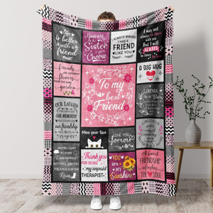 Branded Friendship Gifts For Women, Throw Blanket Best Friend Birthday Gifts, Funny Pres Branded Friendship Gifts For Women, Throw Blanket Best Friend Birthday Gifts, Funny Pres