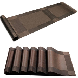 Does Not Apply Placemats, Washable Pvc Table Mats, Woven Vinyl Placemat For Dining Table Place Does Not Apply Placemats, Washable Pvc Table Mats, Woven Vinyl Placemat For Dining Table Place