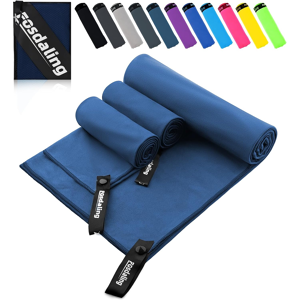 Does Not Apply Microfibre Towel Set Of 3 (Large 160 X 80 Cm And 2 Small 80 X 40 Cm), Quick-Dryi Does Not Apply Microfibre Towel Set Of 3 (Large 160 X 80 Cm And 2 Small 80 X 40 Cm), Quick-Dryi