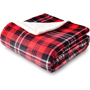 sochow Sochow Sherpa Plaid Fleece Throw Blanket, Double-Sided Super Soft Luxurious Plu sochow Sochow Sherpa Plaid Fleece Throw Blanket, Double-Sided Super Soft Luxurious Plu