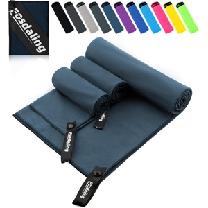 Does Not Apply Microfibre Towel Set Of 3 (Large 160 X 80 Cm And 2 Small 80 X 40 Cm), Quick-Dryi Does Not Apply Microfibre Towel Set Of 3 (Large 160 X 80 Cm And 2 Small 80 X 40 Cm), Quick-Dryi