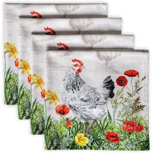 Maison D' Hermine Cloth Napkins Set Of 4 100% Cotton Everyday Reusable Square N Maison D' Hermine Cloth Napkins Set Of 4 100% Cotton Everyday Reusable Square N