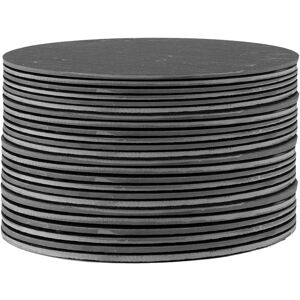 Argon Tableware 24x Linea Round Slate Placemats 30cm Natural Rustic Dining Table Place Mats Set Argon Tableware 24x Linea Round Slate Placemats 30cm Natural Rustic Dining Table Place Mats Set