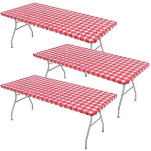 Sodial 3 Pcs Fitted Tablecloth For Table,Stretch Elastic Vinyl Picnic Table Cover2182 Sodial 3 Pcs Fitted Tablecloth For Table,Stretch Elastic Vinyl Picnic Table Cover2182