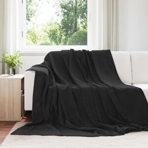 Vidaxl Throw Blankets 6 Pcs Black 240 X 270 Cm Fleece Vidaxl Throw Blankets 6 Pcs Black 240 X 270 Cm Fleece
