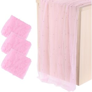 Uxcell 3pcs Light Pink Table Runner 63 X 120 Inch Pearl Table Cloth Wedding Decor Uxcell 3pcs Light Pink Table Runner 63 X 120 Inch Pearl Table Cloth Wedding Decor