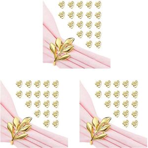 Sodial 60pcs Napkin Rings - Gold Napkin For Table Napkins - Holiday6702 Sodial 60pcs Napkin Rings - Gold Napkin For Table Napkins - Holiday6702
