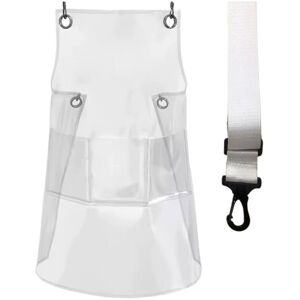 Sodial 5x(Clear Apron And Oil-Proof Dishwasher Heavy Duty Apron Adjustable Bib1260 Sodial 5x(Clear Apron And Oil-Proof Dishwasher Heavy Duty Apron Adjustable Bib1260