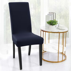 Piccocasa 4pcs Dinning Room Stretch Chair Cover Removable Slipcovers Navy Blue Piccocasa 4pcs Dinning Room Stretch Chair Cover Removable Slipcovers Navy Blue