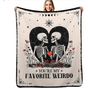Branded Anniversary Christmas Blanket For Women Men/halloween Blanket,Skull Decor Flanne Branded Anniversary Christmas Blanket For Women Men/halloween Blanket,Skull Decor Flanne