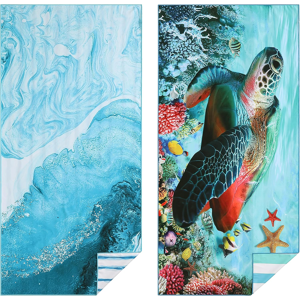 Does Not Apply Extra Large Microfiber Beach Towels (2-Pack, 71\"X32\") – Quick-Dry, Sand-Free, Li Does Not Apply Extra Large Microfiber Beach Towels (2-Pack, 71\"X32\") – Quick-Dry, Sand-Free, Li