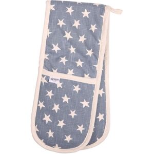 Dexam Organic Cotton Double Oven Glove - Blue Star Dexam Organic Cotton Double Oven Glove - Blue Star