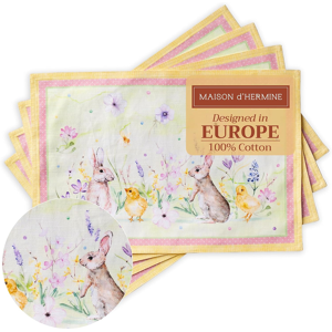 Does Not Apply Placemats Set Of 4 100% Cotton Washable Cloth Place Mats, Reusable Table Mats Fo Does Not Apply Placemats Set Of 4 100% Cotton Washable Cloth Place Mats, Reusable Table Mats Fo