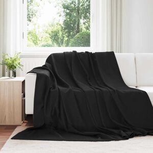 Vidaxl Throw Blankets 6 Pcs Black 270 X 240 Cm Fleece Vidaxl Throw Blankets 6 Pcs Black 270 X 240 Cm Fleece