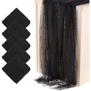 Uxcell 3pcs Black Table Runner 63 X 120 Inch Pearl Table Cloth Wedding Decor Uxcell 3pcs Black Table Runner 63 X 120 Inch Pearl Table Cloth Wedding Decor
