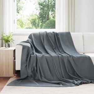 Vidaxl Throw Blankets 6 Pcs Dark Grey 270 X 240 Cm Fleece Vidaxl Throw Blankets 6 Pcs Dark Grey 270 X 240 Cm Fleece