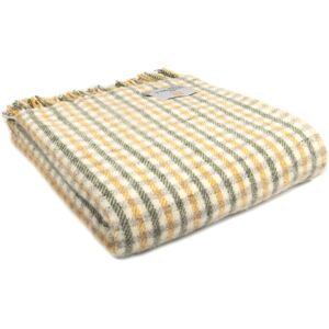 Tweedmill Textiles Ltd Tweedmill Textiles Throw 100% Wool Sofa Blanket Gun Club Olive Yellow Grey Check Tweedmill Textiles Ltd Tweedmill Textiles Throw 100% Wool Sofa Blanket Gun Club Olive Yellow Grey Check