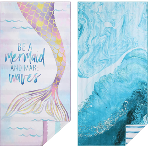 Does Not Apply Extra Large Microfiber Beach Towels (2-Pack, 71\"X32\") – Quick-Dry, Sand-Free, Li Does Not Apply Extra Large Microfiber Beach Towels (2-Pack, 71\"X32\") – Quick-Dry, Sand-Free, Li