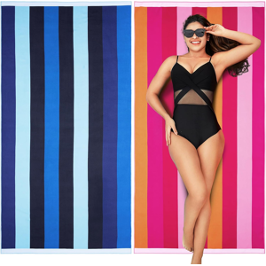 Winthome Beach Towel, Extra Large Microfibre Beach Towel For Adult, Double Sides Winthome Beach Towel, Extra Large Microfibre Beach Towel For Adult, Double Sides