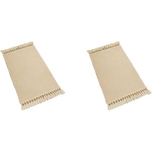 2x Cotton & Linen Woven Carpet Thin Fabric Can Be Machine Washed. Cotton7482 2x Cotton & Linen Woven Carpet Thin Fabric Can Be Machine Washed. Cotton7482