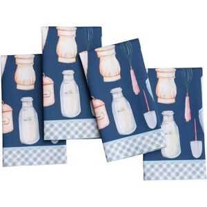 Maison D' Hermine Cloth Napkins Set Of 4 100% Cotton Everyday Reusable Square N Maison D' Hermine Cloth Napkins Set Of 4 100% Cotton Everyday Reusable Square N