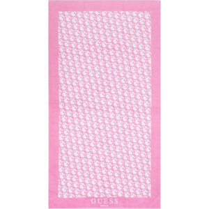 Guess Pink/white Beach Towel 100% Cotton P6ar – Travel Holiday Towel Guess Pink/white Beach Towel 100% Cotton P6ar – Travel Holiday Towel