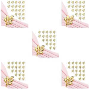 100pcs Napkin Rings - Gold Napkin For Table Napkins - Holiday6012 100pcs Napkin Rings - Gold Napkin For Table Napkins - Holiday6012