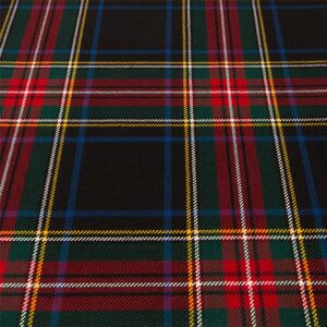 I Luv Ltd 10oz Light Weight Fabric Material Stewart Black Modern Tartan 1 Metre I Luv Ltd 10oz Light Weight Fabric Material Stewart Black Modern Tartan 1 Metre