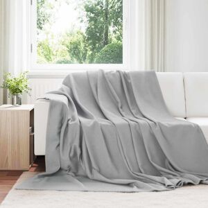 Vidaxl Throw Blankets 24 Pcs Grey 270 X 240 Cm Fleece Vidaxl Throw Blankets 24 Pcs Grey 270 X 240 Cm Fleece